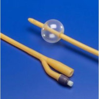 Covidien 3567 - Dover Silicone Coated Latex Foley Catheter 5 mL, 2-Way, Retention 22 Fr (7.3 mm), 10/CRT