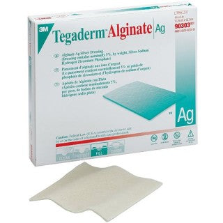 3M 90303 - DRESSING, ALGINATE AG SILVER, TEGADERM, 4X5, EACH