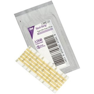 3M A1840 - Strip Steri-Strip Closure Tan 1/8"x3" Skin 50/BX