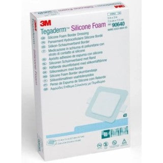 3M 90640 - DRESSING TEGADERM SIL FOAM 3INX3IN 10/BX 6BX/CA