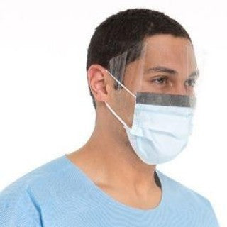 Halyard Health 28821 - MASK, KC200 FOG-FREE PROCEDURE, ASTM LEVEL-2, EARLOOPS, 25/BX
