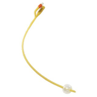 Covidien 8887689241 - Dover Silicone Elastomer Coated Latex Foley Catheter, 30 mL, 3-Way, 24 Fr (8.0 mm), 10/CRT