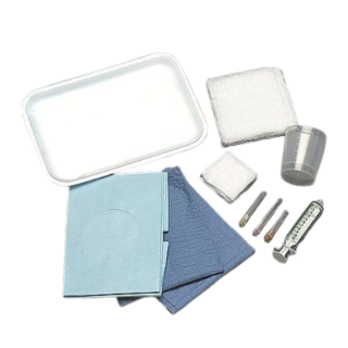 Trinity Sterile 50908 - IV START KIT - Gauze, Tegaderm, Transpore Tape, Red Label, Chloraprep 1ml, S&N Skin Prep Pad, CS/100