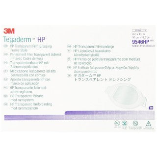 3M 9546HP - DRESSING, TRANSPARENT, HP, FRAME, 4"X4.5", 200 EA/CS, 4 BX/CS