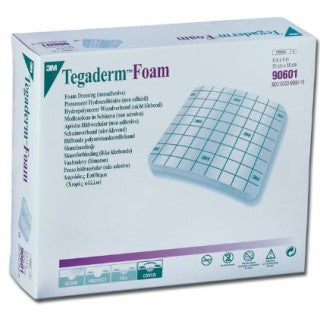 3M 90601 - Dressing Tegaderm Foam 4x4 4x10/CS