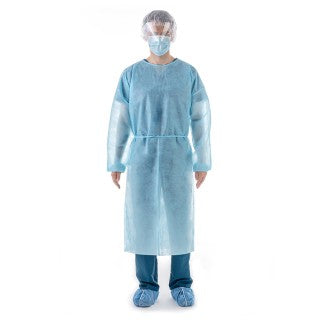 Sol-Millennium Medical I301U2111 - Sol-M Protective Gown, Universal, Blue, 100/CS