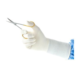 Ansell Healthcare 7828PF - Surgical Gloves, Powder-Free (PF), Latex, Beaded, Size 9, 50 pr/bx, 4 bx/cs