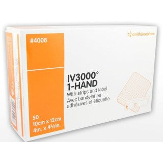 Smith & Nephew 4008 - DRESSING, IV, OPSITE, WINDOW, 4 X 4 3/4, 200 EA/CS, 4 BX/CS