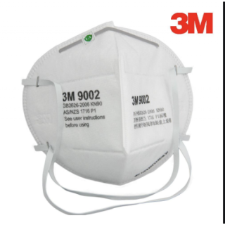 3M 9002 - KN90 Particulate Mask, Headband, 50 Per/Bg