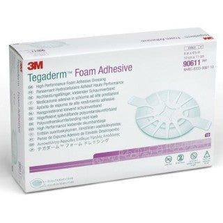 3M 90611 - TEGADERM FOAM DRESS 4X4.5 4/BX 10BX/CA