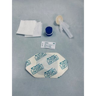 LSL Healthcare 32971 - IV START KIT - Tegaderm Dressing, Chloraprep, Gauze, Tourniquet, Transpore Tape, ID Label, 100 Per/Cs