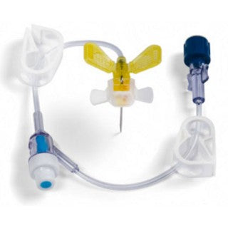 C.R. Bard S02322-75 - MiniLoc Safety Infusion Set with Y-Injection Site and Medegen Needleless Injection Cap, 22 Gauge x .75", 20/CS