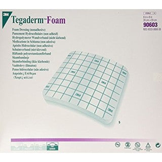 3M 90603 - Tegaderm Dressing Foam Non-Adh 8x8 30/CS