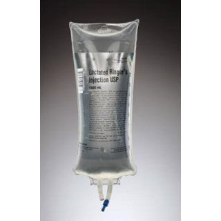 Baxter 2B2324X - **EXPIRED** SOLUTION, RINGER''S, LACTD, INJECTION, 1000ML, 14 PER/CS "EXPIRED AUGUST, 2021"